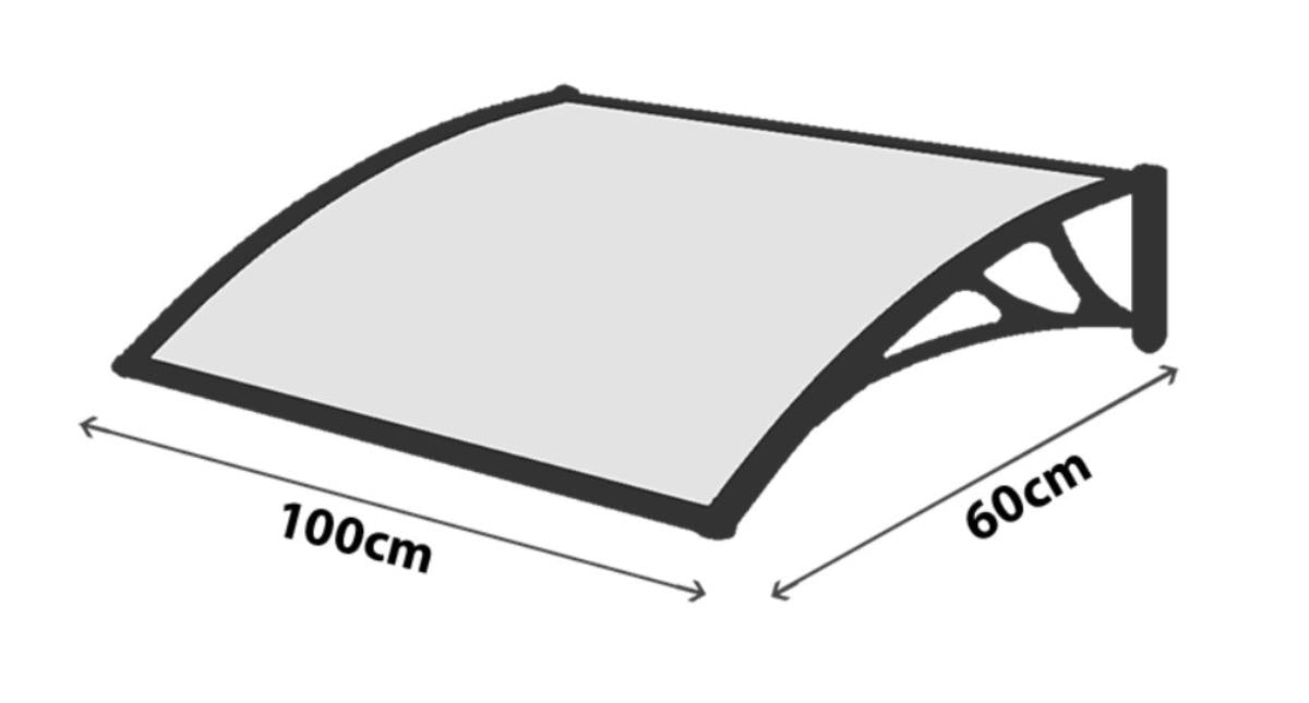CANOPY FOR THE DOOR/WINDOW 60X100CM