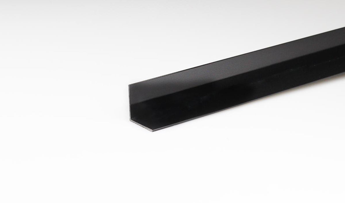 PVC CORNER PROFILE 25X25MM/1M BLACK SATIN