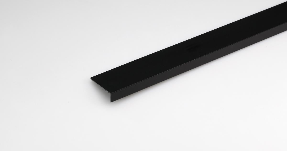 PVC CORNER PROFILE 40X10MM/1M BLACK SATIN