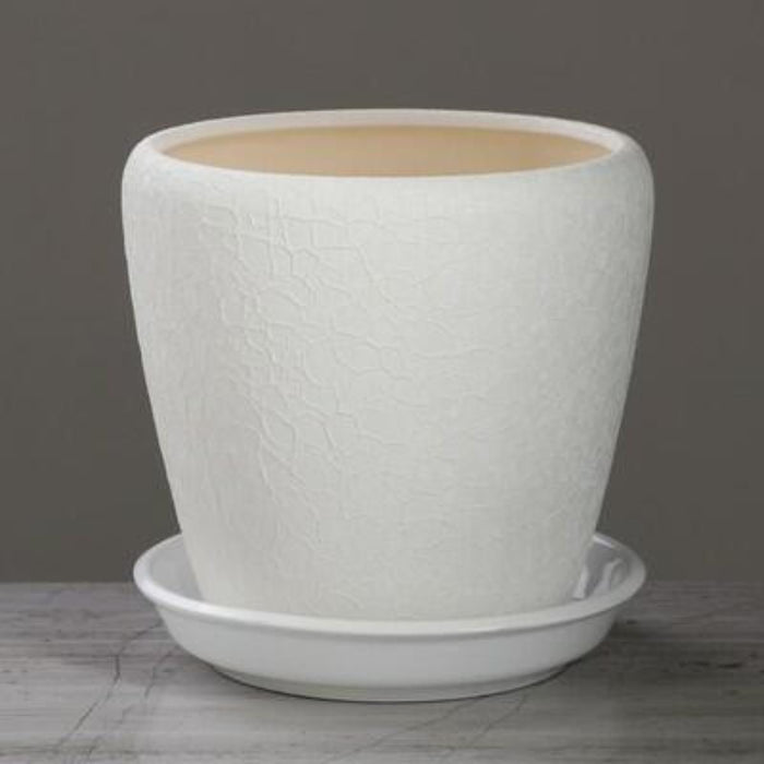 FLOWER POT GRACE 4.5L SILK WHITE