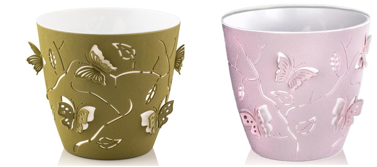 3D BUTTERFLIES FLOWER POT 11 CM