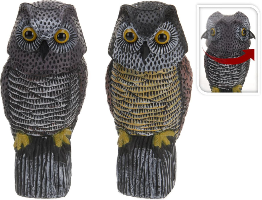 OWL FIGURE WITH MOVING HEAD 2 TYPES