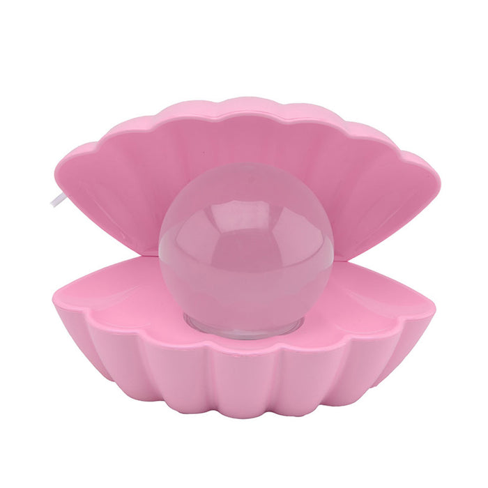 Johntoy Lamp - Clamshell, LED, USB, pink