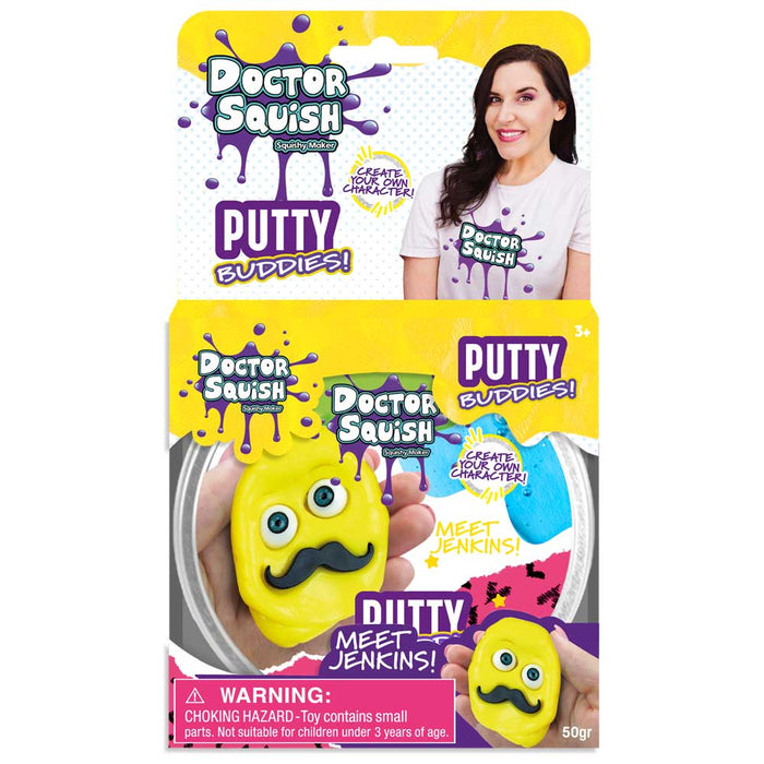 Моделираща смес Boti - Doctor Squish, Putty Buddies, асортимент