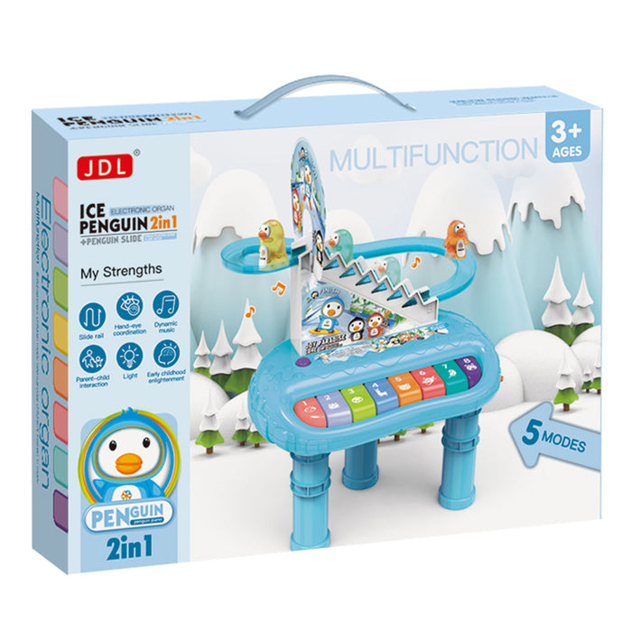 Детска играчка Felyx Toys - Пиано 2 в 1 с естакада