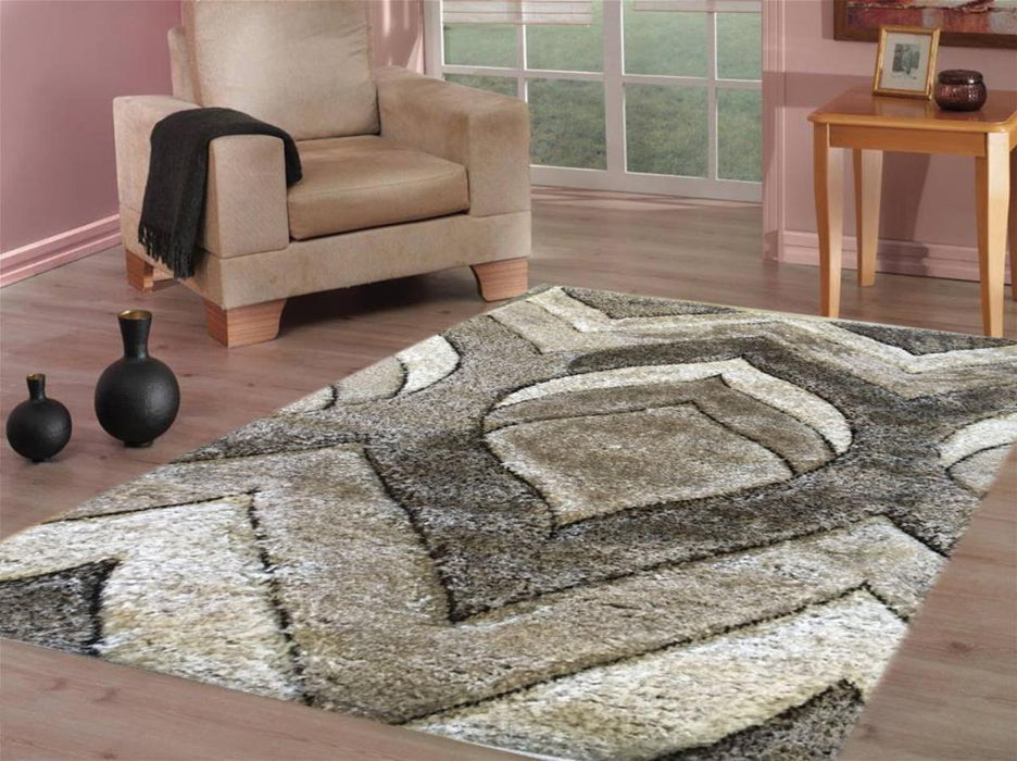 SHAGI CARVING CARPET 80X150 CM BEIGE