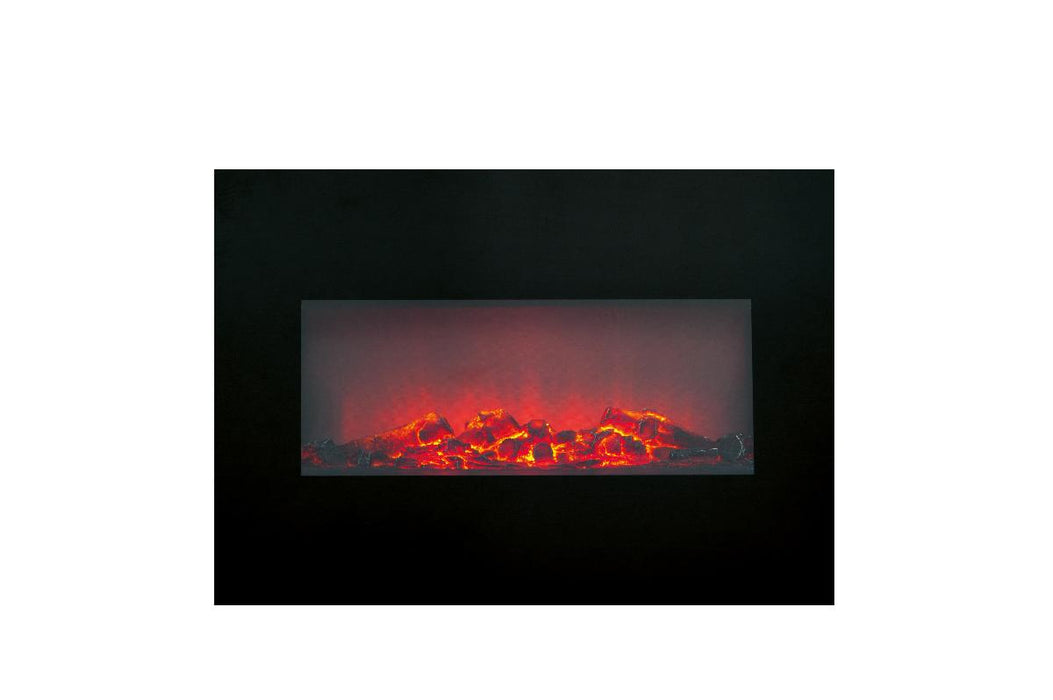 Decorative Electric Chimney Breast Classic Fire Memphis Black 1800 W 66 x 13 x 46 cm