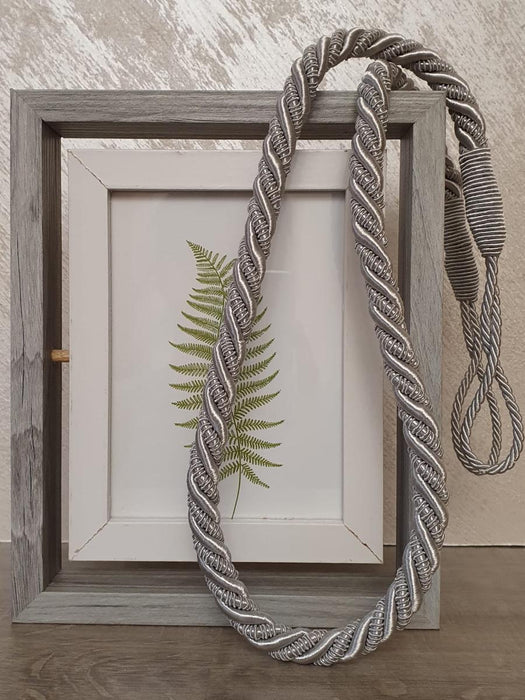 DECO. CORD FOR CURTAIN 90CM GREY