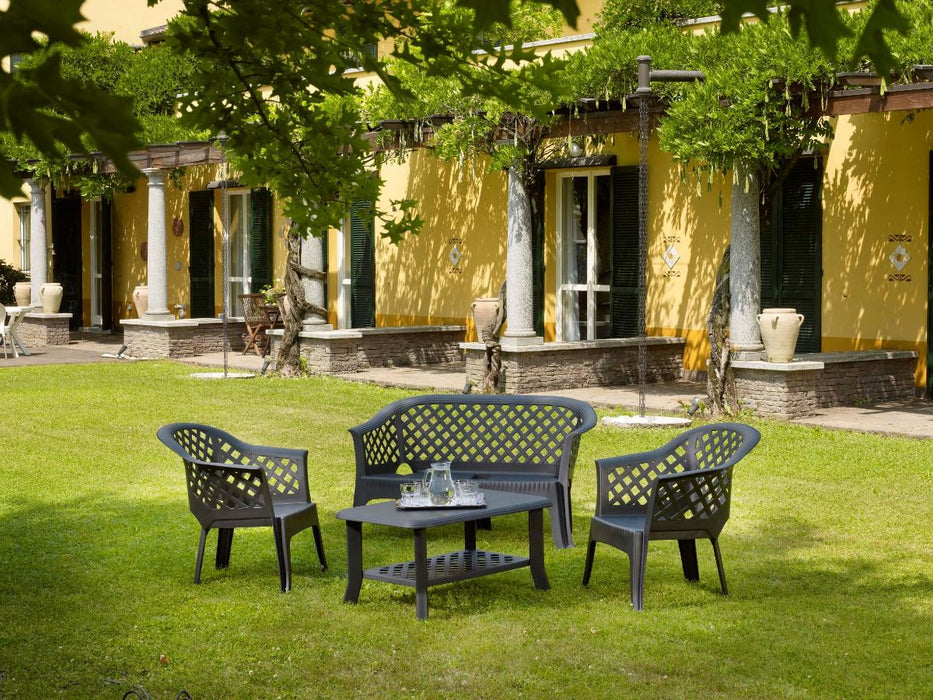 VERANDA 4-PIECE SET WITHOUT CUSHIONS