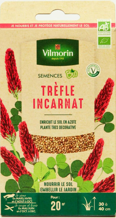 SEED INCARNATE CLOVER 60G VILMORIN