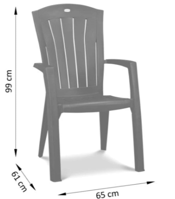 CHAIR SANTORINI GRAPHITE