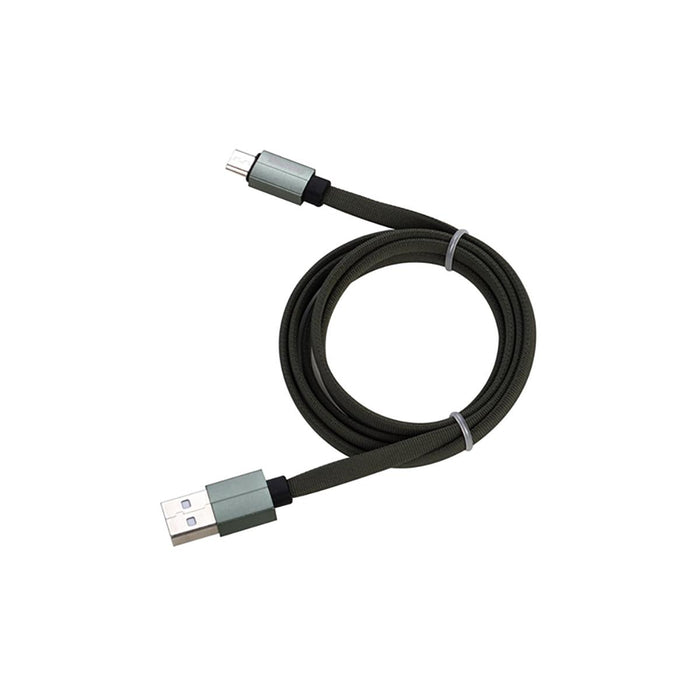 CABLE MICROUSB BRAIDED 1M/2A TEKMEE