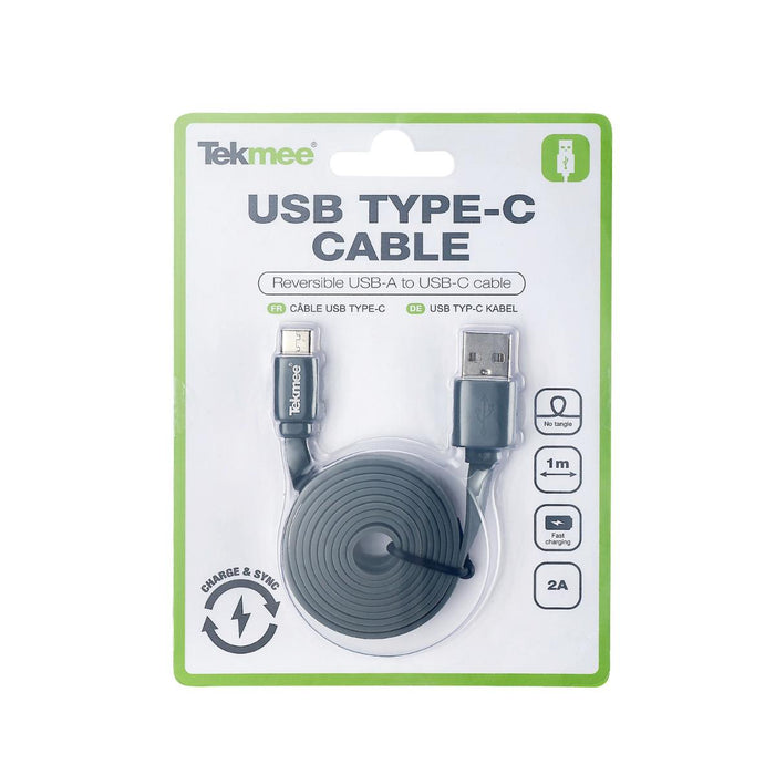 CABLE USB-USB-C 1M/2A TEKMEE