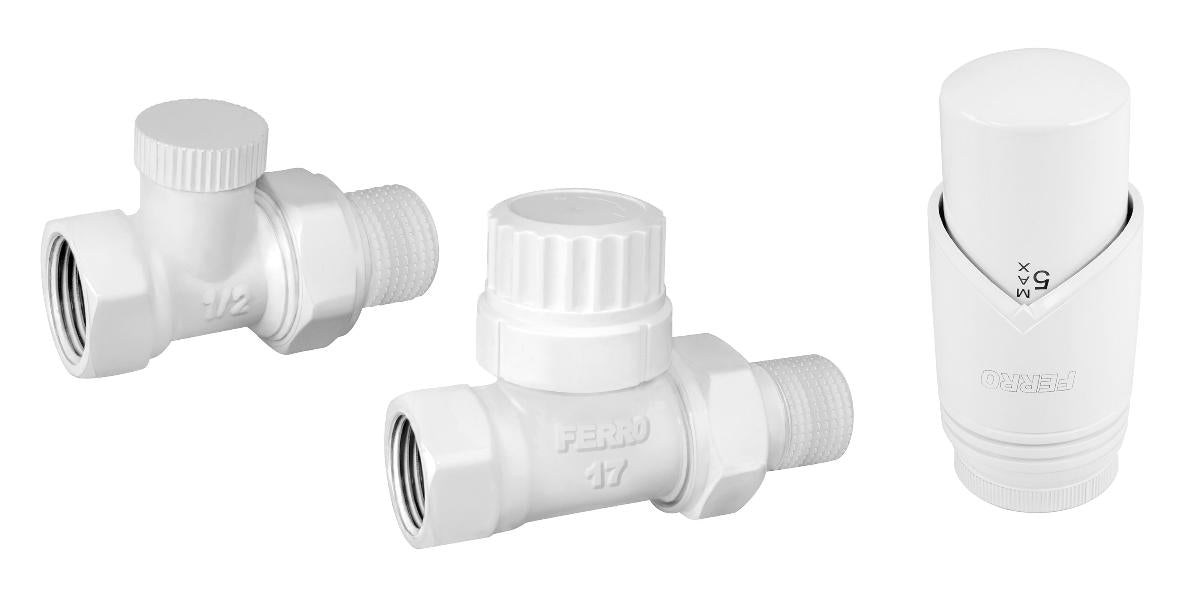THERMOSTAT KIT ZTM30WH STRAIGHT WHITE