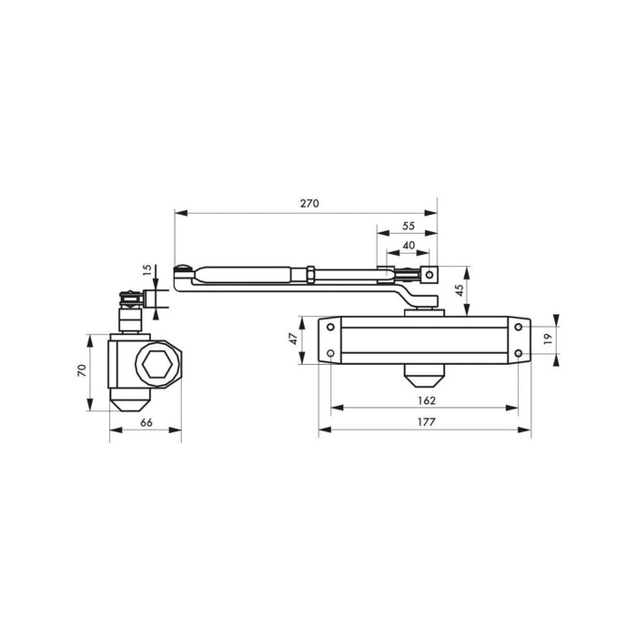 AUTOMATIC DOOR UP TO 60 KG. THIRARD