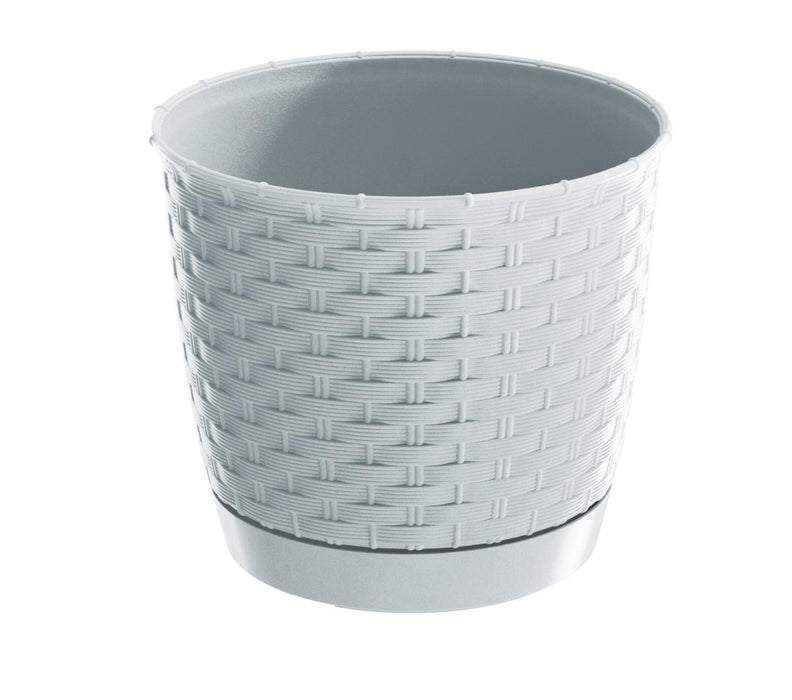 POT RATOLLA ROUND 14.5CM WHITE