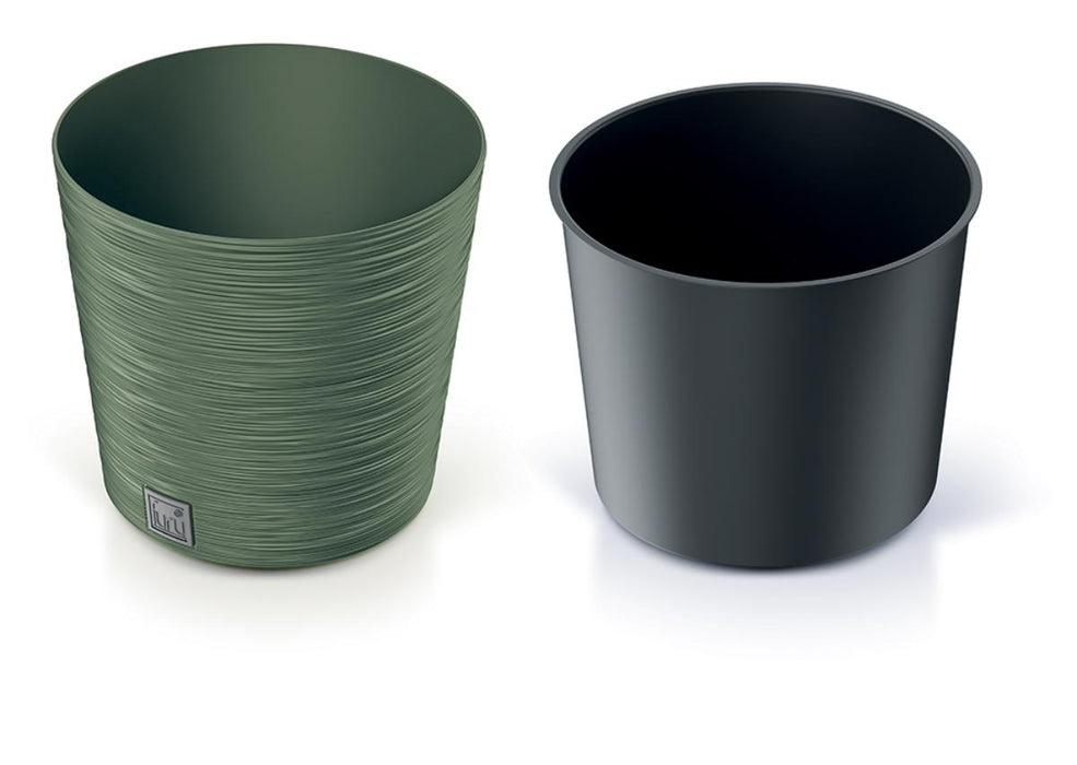 FURU ROUND POT 25CM GREEN