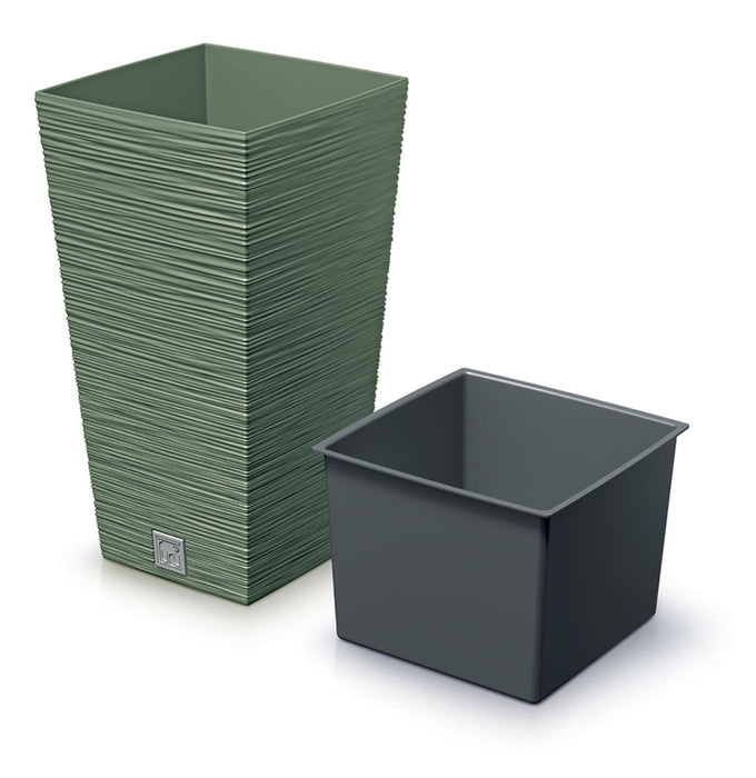 FURU SQUARE POT 35CM GREEN
