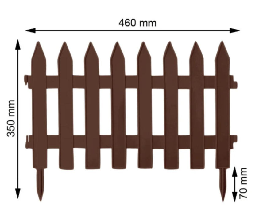 FENCE GRADEN CLASSIC 322CM BROWN