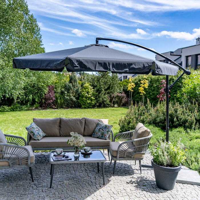 GARDEN UMBRELLA CZAPLA 3M GRAPHITE