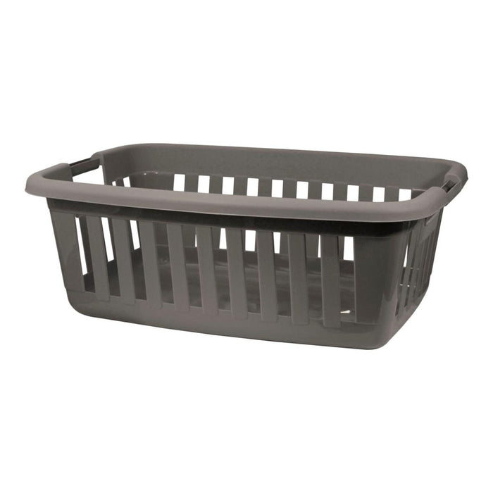 LAUNDRY BASKET 65L RECA PLAST GREY BROWN