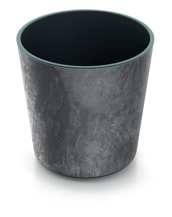 FLOWER POT URBI ROUND CONCRETE EFFECT 30CM GREY