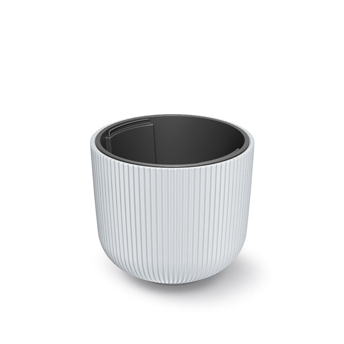 FLOWER POT MILLY OVAL 30CM WHITE