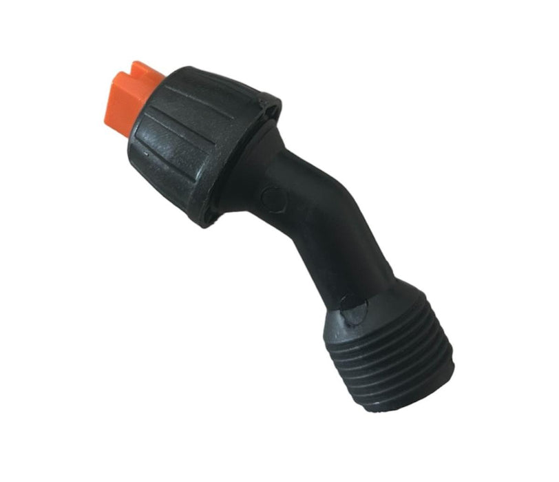 FLAT JET NOZZLE WITH EXTERNAL THREAD