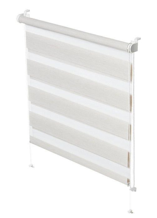 DOUBLE ROLLER BLIND SILK 105X140 CM CREAM