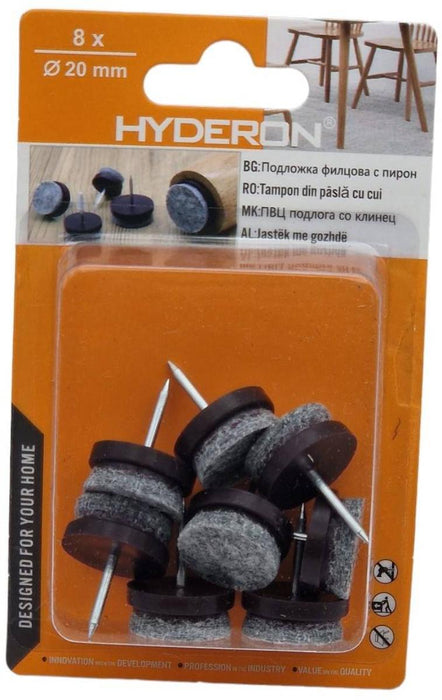 FELT PAD NAIL PFP-20 20*8.5 8 PCS