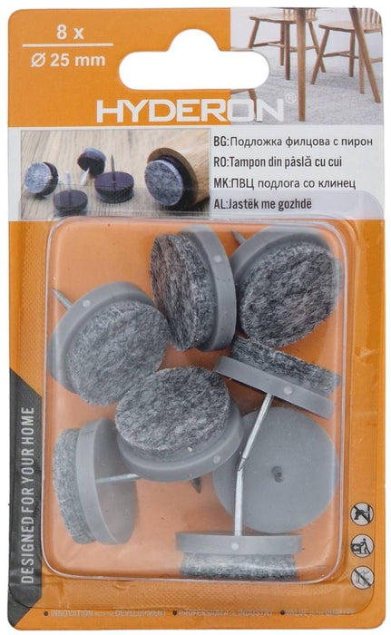FELT PAD NAIL PFP-25 25*8.5 8 PCS