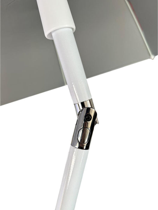 BEACH UMBRELLA WHITE RAINBOW UV PROTECTION 2.2M