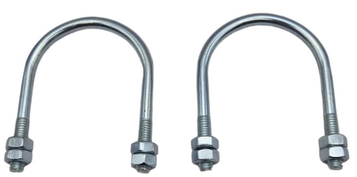BRACKET U BOLT 1'' WITH NUT 2PCS. BMONTAGE