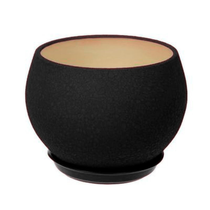 SPHERE POT 4.1 L. SILK BLACK