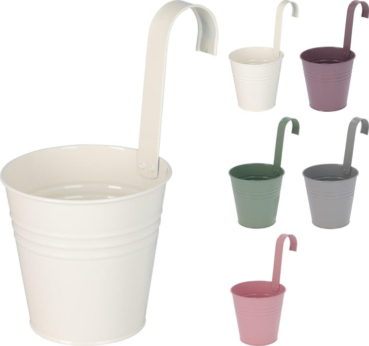 HANGING POT DIFF. COLORS 13X25CM