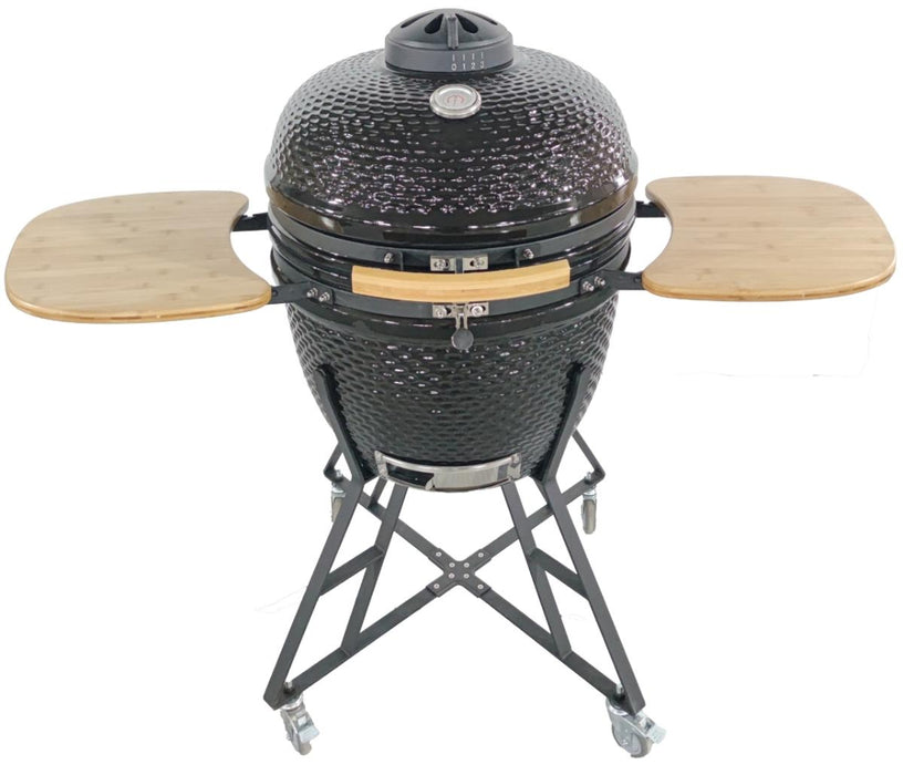 CERAMIC BARBECUE KAMADO BLACK 60CM