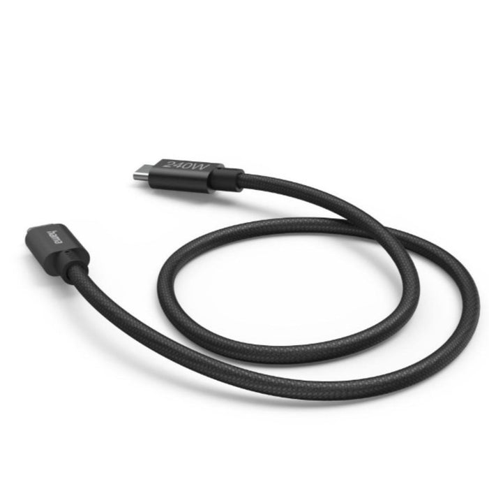 Hama charging cable, USB-C - USB-C, 240 W, USB 3.2 Gen1, 201702