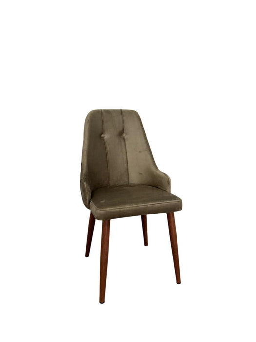DINING CHAIR VESTA CAPPUCCINO LEG/BROWN