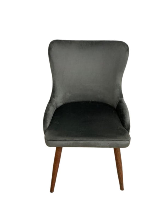 DINING CHAIR ORION DARK GREY LEG/BROWN