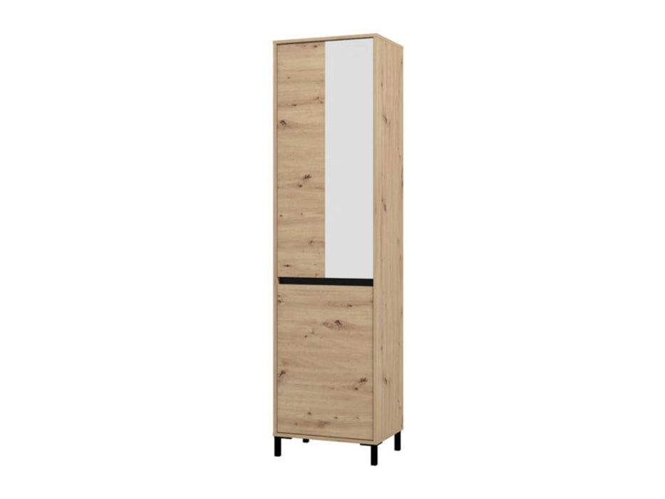 WARDROBE WITH MIRROR ANTRE ARAN ARTIS/BLACK