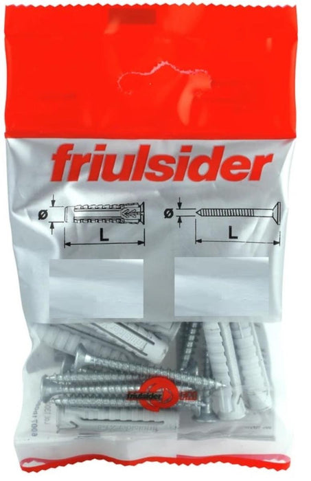 UNIVERSAL DOWEL WITH SCREW FM 5X25/4X30 20PCS