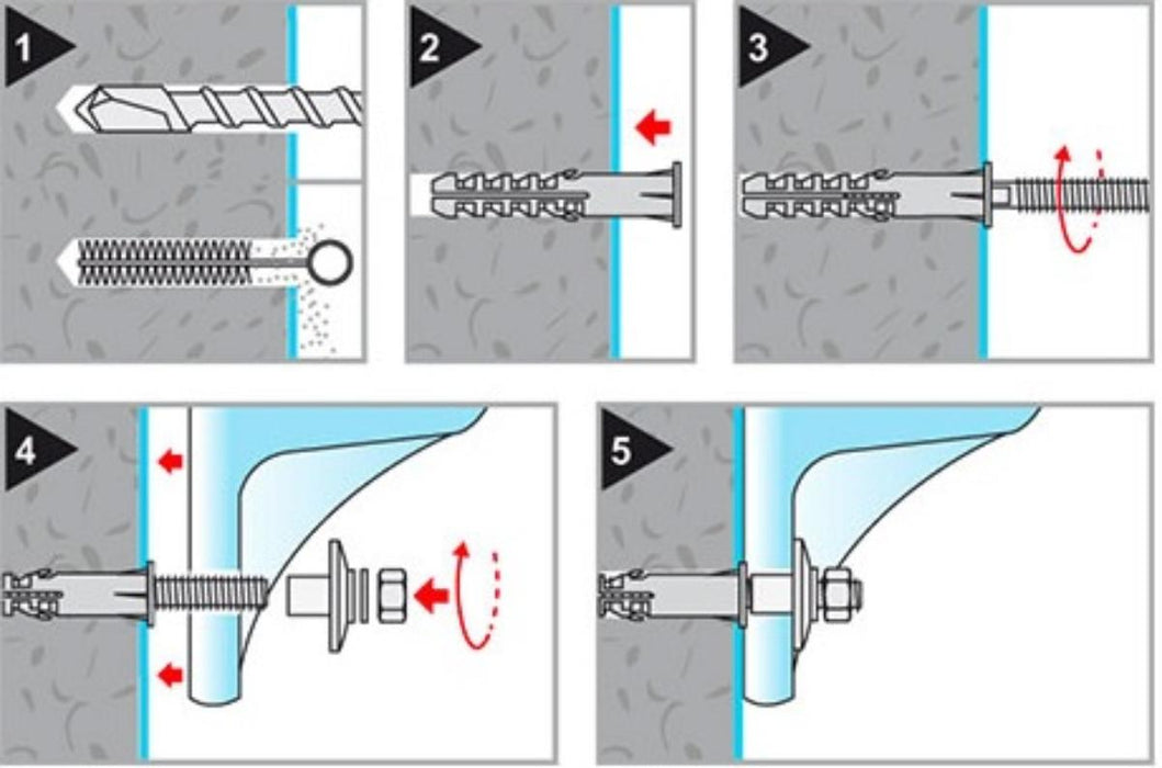 SINK KIT FM 12X60/M10X100 2PCS