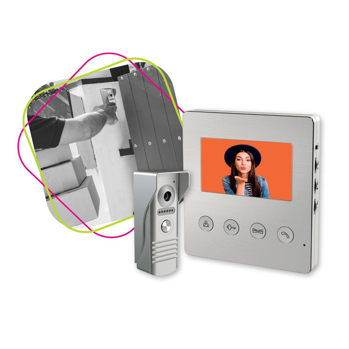VIDEO INTERCOM SET 4.3'' 4F COMMEL