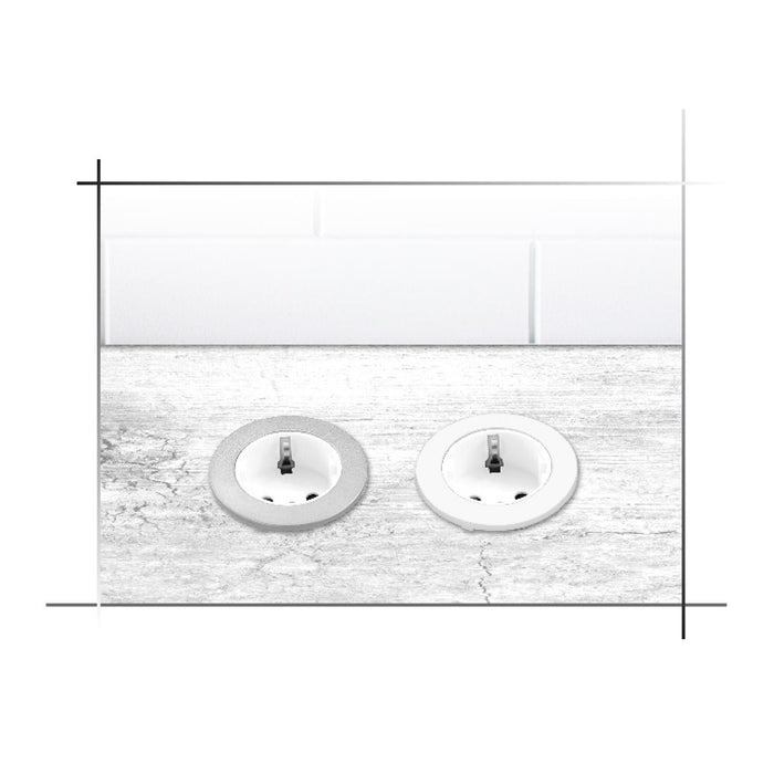 DESK MODULE 1SHUKO F60MM WHITE COMMEL