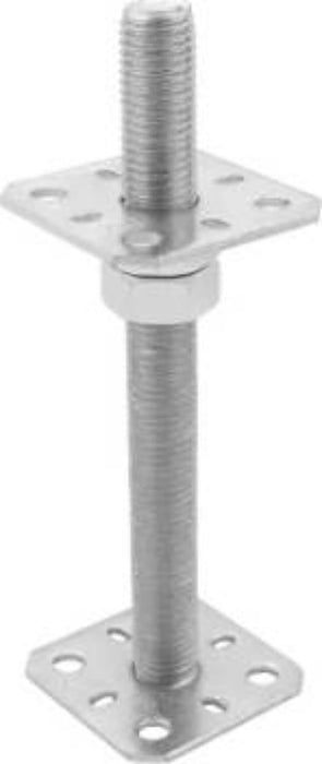ADJUSTABLE BASE PSR80 80X250X24 ZINC