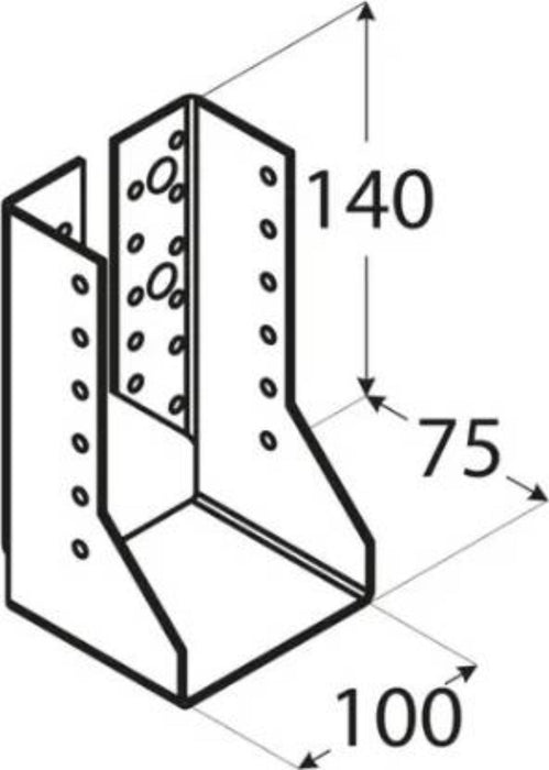 HEEL FOR BEAM CLOSED WBZ30 100X140