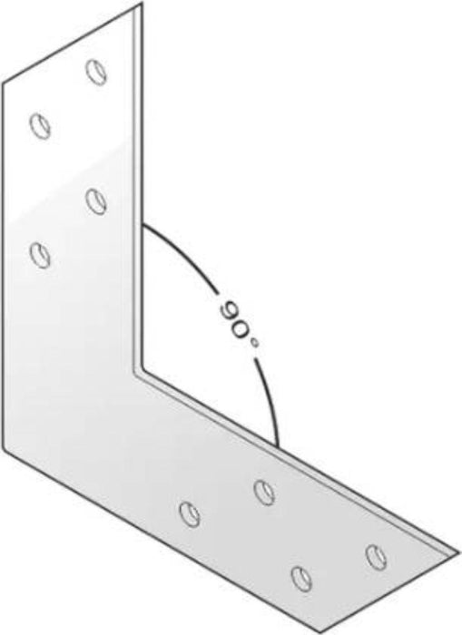 PLATE L-SHAPED NAS120 120X120X35 ZINC