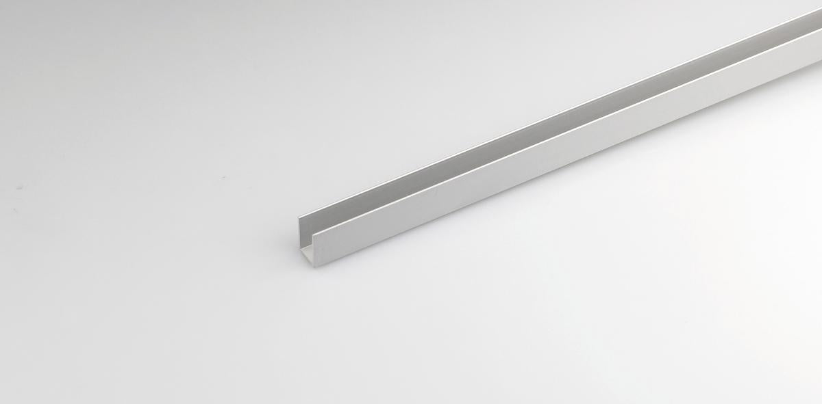 ALUMINUM ANODISED U-PROFILE 6X6MM/1M