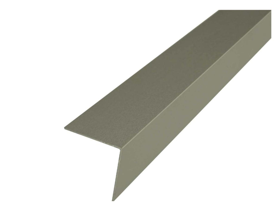 ALUMINUM ANODE L-PROFILE 30X30MM/1M BRONZE