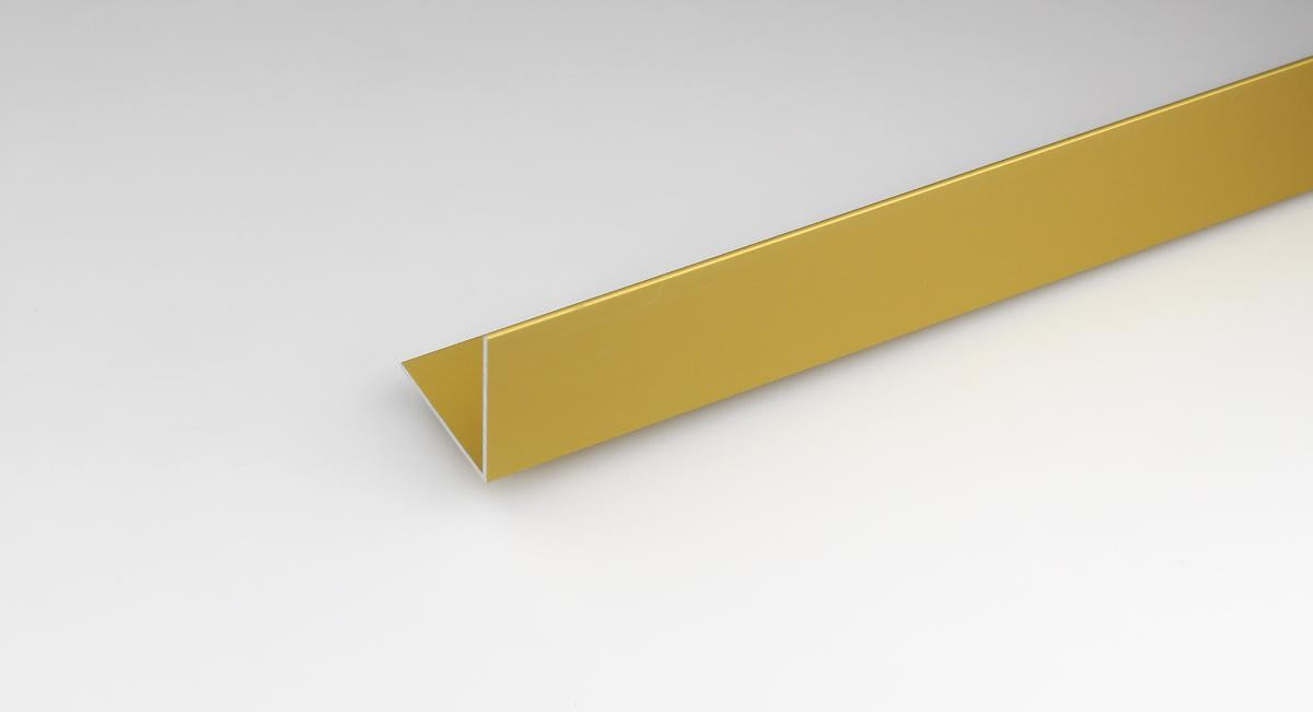 ALUMINUM CORNER PROFILE 10X10MM/1M GOLD